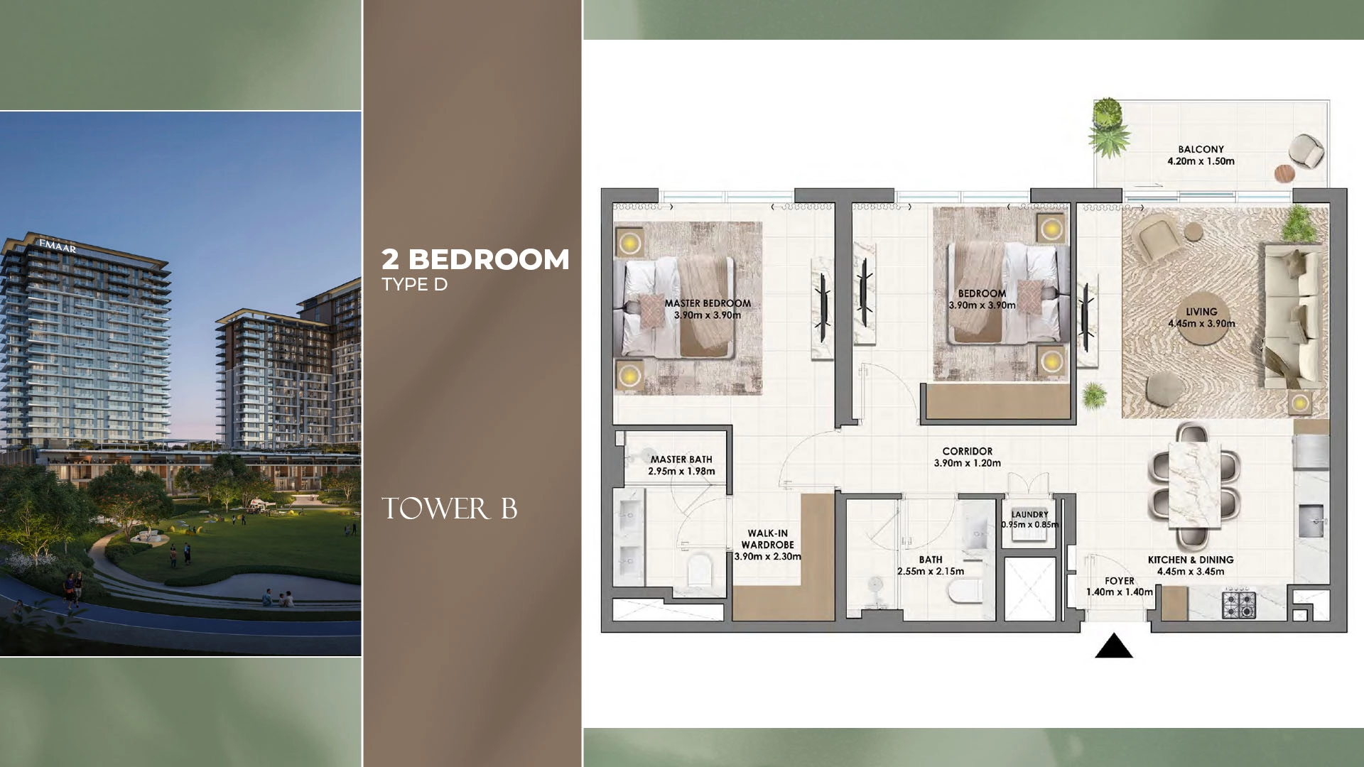 2 BR - Type B